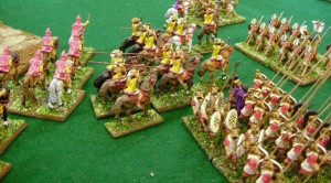 Alexanders Makedonen marschieren auf 