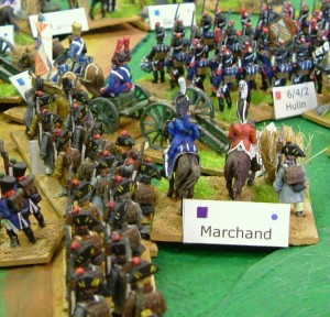 Befehlshaber bei seinen Männern: Marchand 