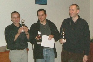 3. Platz: Uwe, Jens ("Yogi") und Thomas ("The Winner Takes It All")   
