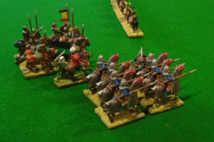 Arabische Jund und khorasanische Garde auf dem Weg ins Kampfgeschehen  