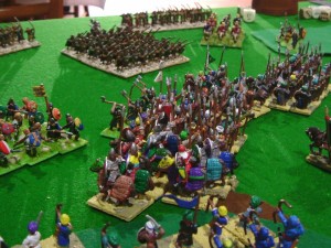 Waliser und Araber: Erstes Treffen  