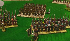 Waliser und Araber: Große Blöcke  